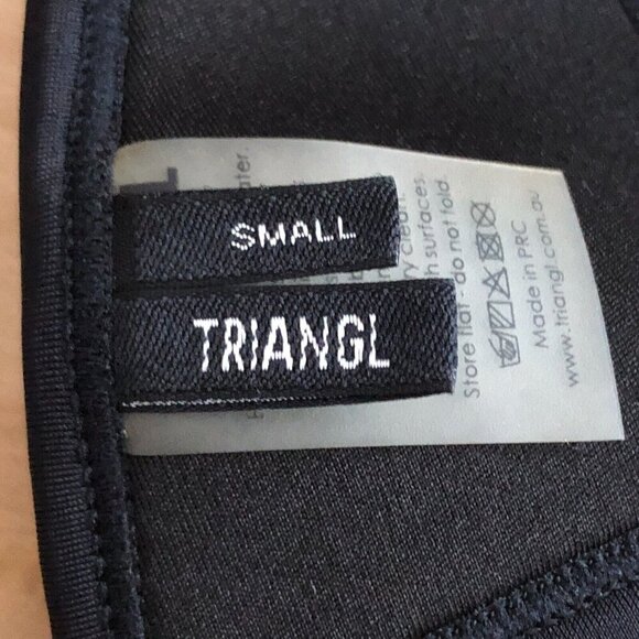 Triangl Ollie Mesh Neoprene Triangle Bikini Top - Fishnet - Picture 3 of 8